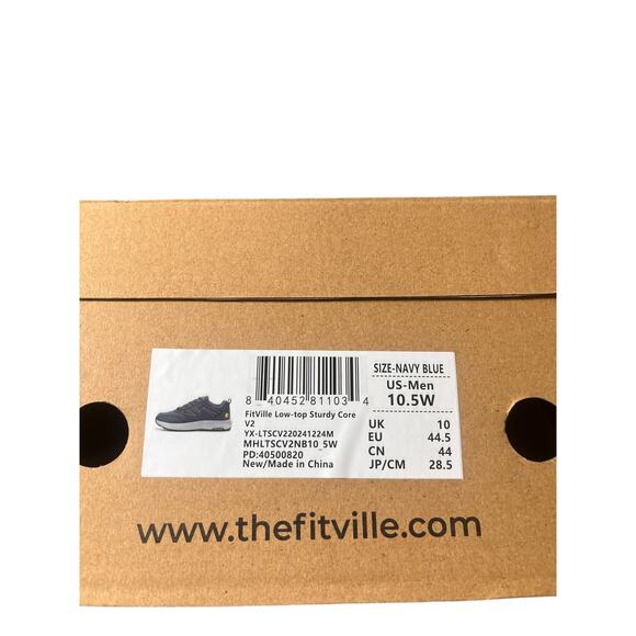 Men\'s Fitville Brand New with Box 10.5 W Navy Low Top Sturdy Core V2 main image 5